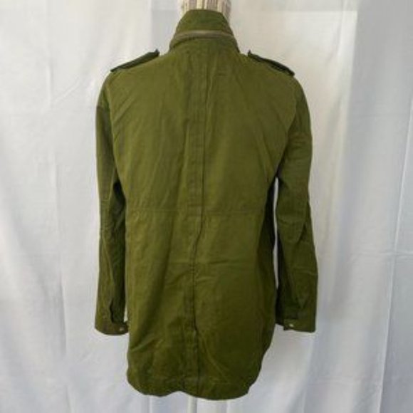 Zara Basics Green Cargo Utility Jacket SZ S - Picture 10 of 11